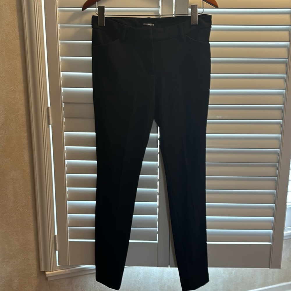 Express Editor skinny mid-rise black pants, size 8L, brand new, barely worn